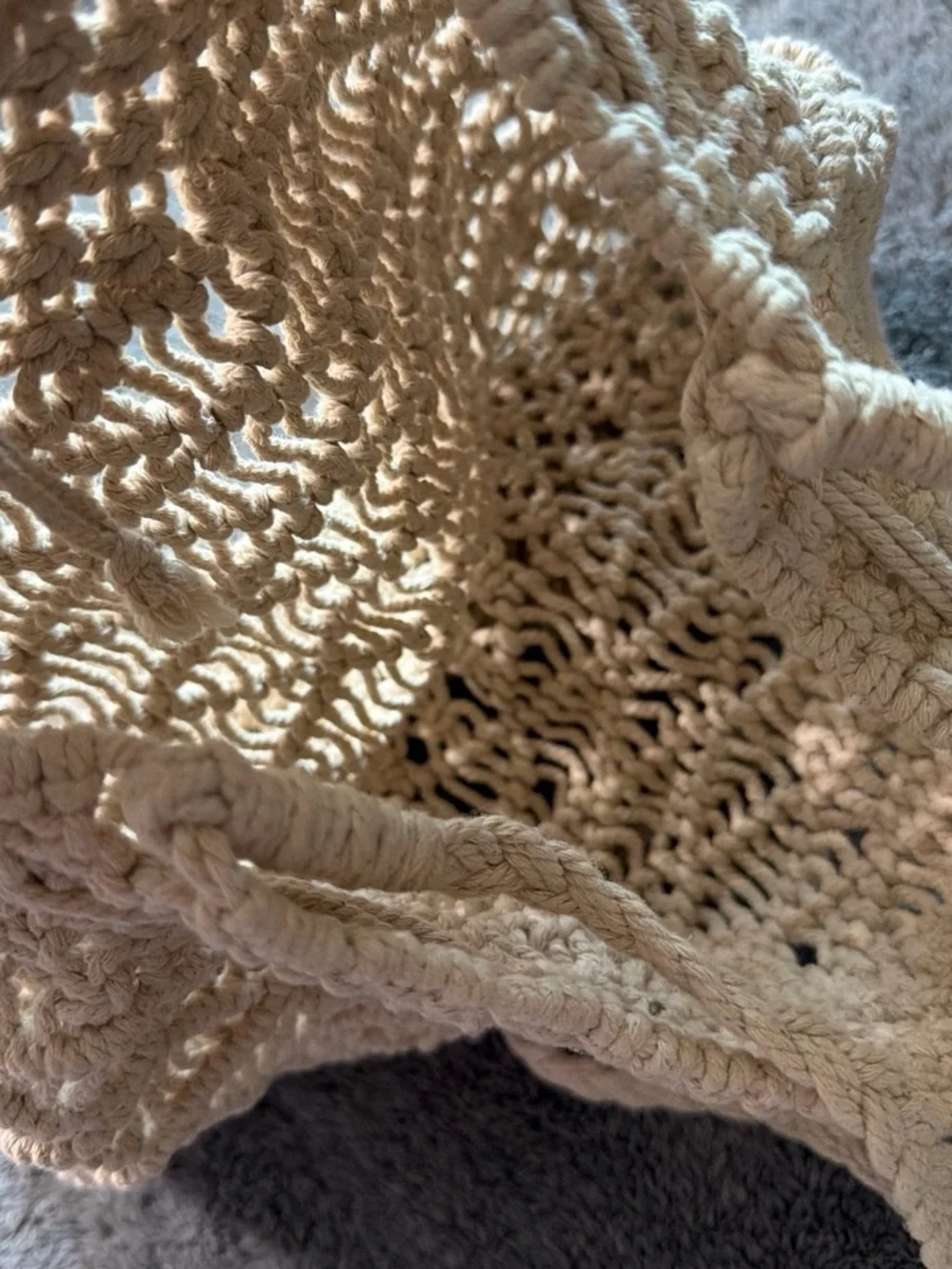 Urban Outfitters handwoven macramé